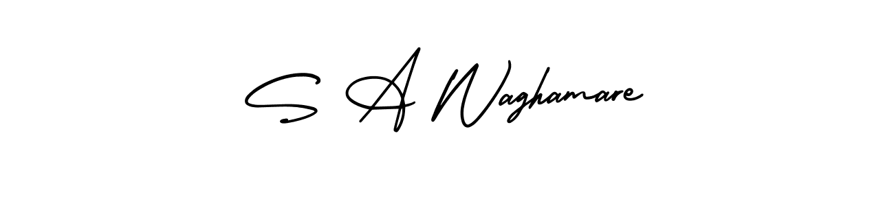 Similarly AmerikaSignatureDemo-Regular is the best handwritten signature design. Signature creator online .You can use it as an online autograph creator for name S A Waghamare. S A Waghamare signature style 3 images and pictures png