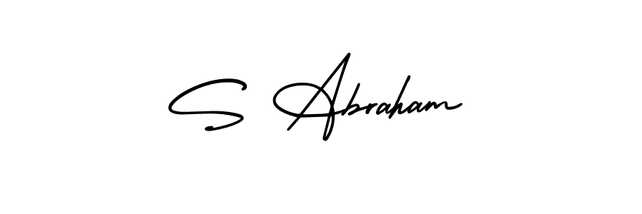 How to make S Abraham signature? AmerikaSignatureDemo-Regular is a professional autograph style. Create handwritten signature for S Abraham name. S Abraham signature style 3 images and pictures png