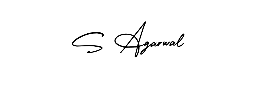 Make a beautiful signature design for name S Agarwal. Use this online signature maker to create a handwritten signature for free. S Agarwal signature style 3 images and pictures png