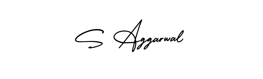 Also You can easily find your signature by using the search form. We will create S Aggarwal name handwritten signature images for you free of cost using AmerikaSignatureDemo-Regular sign style. S Aggarwal signature style 3 images and pictures png