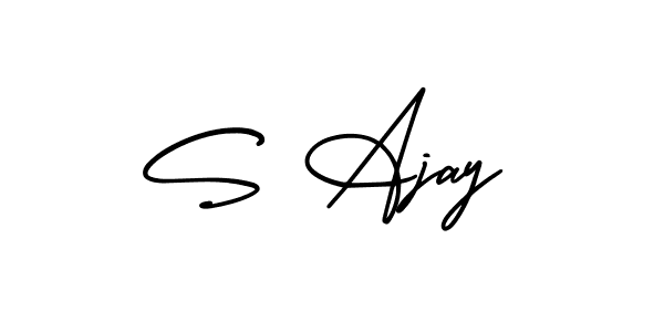 AmerikaSignatureDemo-Regular is a professional signature style that is perfect for those who want to add a touch of class to their signature. It is also a great choice for those who want to make their signature more unique. Get S Ajay name to fancy signature for free. S Ajay signature style 3 images and pictures png