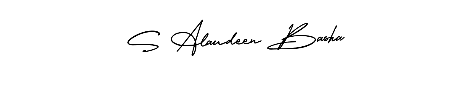 Similarly AmerikaSignatureDemo-Regular is the best handwritten signature design. Signature creator online .You can use it as an online autograph creator for name S Alaudeen Basha. S Alaudeen Basha signature style 3 images and pictures png
