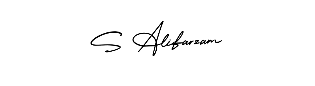 if you are searching for the best signature style for your name S Alifarzam. so please give up your signature search. here we have designed multiple signature styles  using AmerikaSignatureDemo-Regular. S Alifarzam signature style 3 images and pictures png