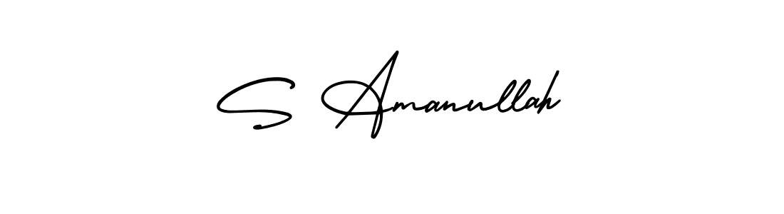Best and Professional Signature Style for S Amanullah. AmerikaSignatureDemo-Regular Best Signature Style Collection. S Amanullah signature style 3 images and pictures png