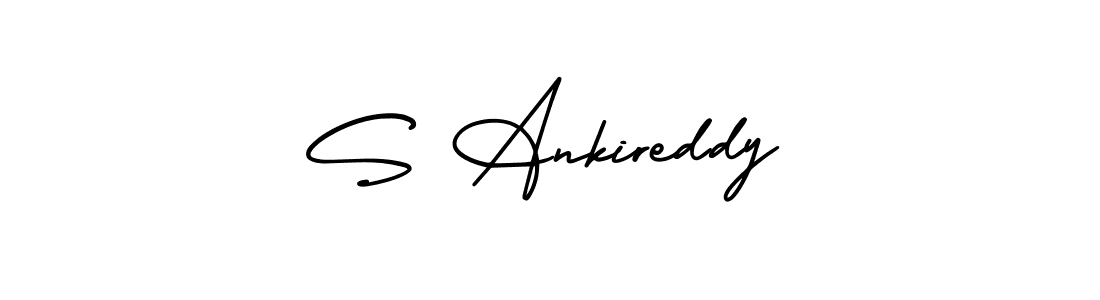 How to make S Ankireddy signature? AmerikaSignatureDemo-Regular is a professional autograph style. Create handwritten signature for S Ankireddy name. S Ankireddy signature style 3 images and pictures png