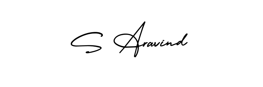 if you are searching for the best signature style for your name S Aravind. so please give up your signature search. here we have designed multiple signature styles  using AmerikaSignatureDemo-Regular. S Aravind signature style 3 images and pictures png