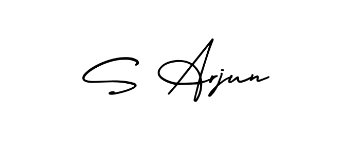 AmerikaSignatureDemo-Regular is a professional signature style that is perfect for those who want to add a touch of class to their signature. It is also a great choice for those who want to make their signature more unique. Get S Arjun name to fancy signature for free. S Arjun signature style 3 images and pictures png