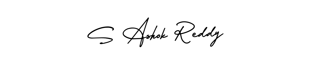 Also You can easily find your signature by using the search form. We will create S Ashok Reddy name handwritten signature images for you free of cost using AmerikaSignatureDemo-Regular sign style. S Ashok Reddy signature style 3 images and pictures png