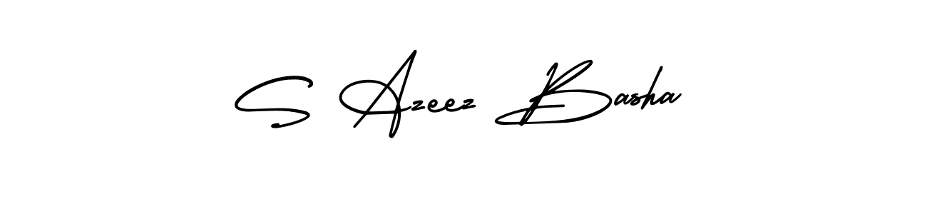 AmerikaSignatureDemo-Regular is a professional signature style that is perfect for those who want to add a touch of class to their signature. It is also a great choice for those who want to make their signature more unique. Get S Azeez Basha name to fancy signature for free. S Azeez Basha signature style 3 images and pictures png