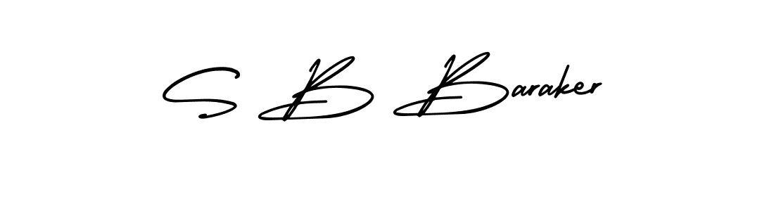 It looks lik you need a new signature style for name S B Baraker. Design unique handwritten (AmerikaSignatureDemo-Regular) signature with our free signature maker in just a few clicks. S B Baraker signature style 3 images and pictures png