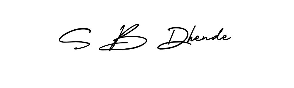 Here are the top 10 professional signature styles for the name S B Dhende. These are the best autograph styles you can use for your name. S B Dhende signature style 3 images and pictures png