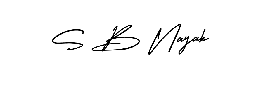 Best and Professional Signature Style for S B Nayak. AmerikaSignatureDemo-Regular Best Signature Style Collection. S B Nayak signature style 3 images and pictures png