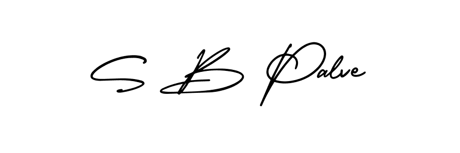 Make a beautiful signature design for name S B Palve. Use this online signature maker to create a handwritten signature for free. S B Palve signature style 3 images and pictures png