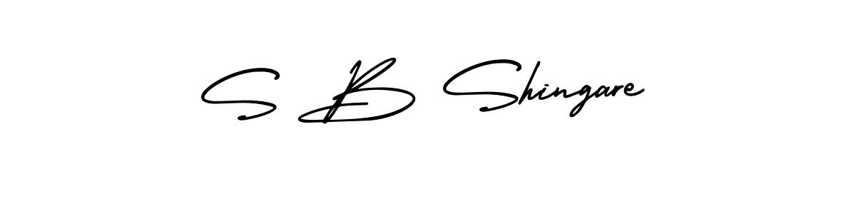 AmerikaSignatureDemo-Regular is a professional signature style that is perfect for those who want to add a touch of class to their signature. It is also a great choice for those who want to make their signature more unique. Get S B Shingare name to fancy signature for free. S B Shingare signature style 3 images and pictures png