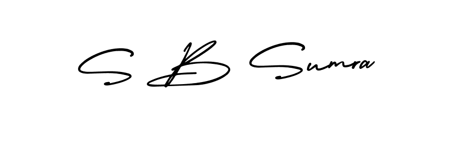 It looks lik you need a new signature style for name S B Sumra. Design unique handwritten (AmerikaSignatureDemo-Regular) signature with our free signature maker in just a few clicks. S B Sumra signature style 3 images and pictures png