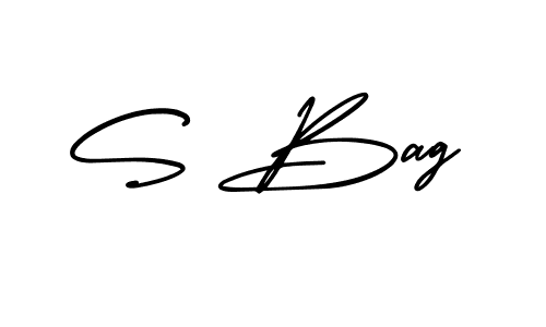 if you are searching for the best signature style for your name S Bag. so please give up your signature search. here we have designed multiple signature styles  using AmerikaSignatureDemo-Regular. S Bag signature style 3 images and pictures png