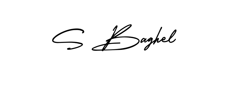 How to Draw S Baghel signature style? AmerikaSignatureDemo-Regular is a latest design signature styles for name S Baghel. S Baghel signature style 3 images and pictures png