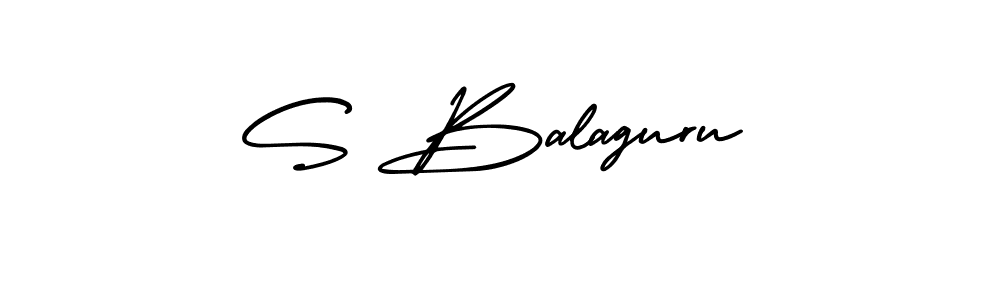 Design your own signature with our free online signature maker. With this signature software, you can create a handwritten (AmerikaSignatureDemo-Regular) signature for name S Balaguru. S Balaguru signature style 3 images and pictures png