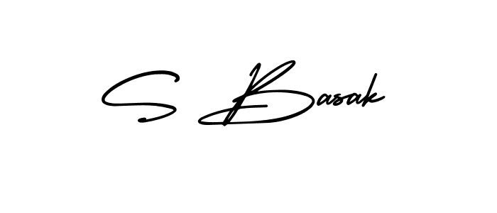 Also You can easily find your signature by using the search form. We will create S Basak name handwritten signature images for you free of cost using AmerikaSignatureDemo-Regular sign style. S Basak signature style 3 images and pictures png