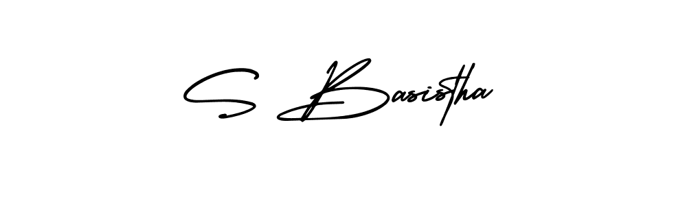 if you are searching for the best signature style for your name S Basistha. so please give up your signature search. here we have designed multiple signature styles  using AmerikaSignatureDemo-Regular. S Basistha signature style 3 images and pictures png