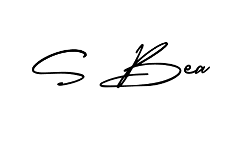 AmerikaSignatureDemo-Regular is a professional signature style that is perfect for those who want to add a touch of class to their signature. It is also a great choice for those who want to make their signature more unique. Get S Bea name to fancy signature for free. S Bea signature style 3 images and pictures png