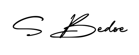 Style your name S Bedse with confidence using AmerikaSignatureDemo-Regular signature design. Simple, elegant, and ready for immediate document use. S Bedse signature style 3 images and pictures png