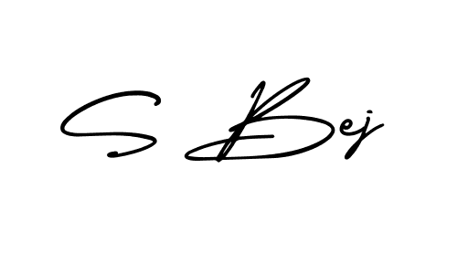 It looks lik you need a new signature style for name S Bej. Design unique handwritten (AmerikaSignatureDemo-Regular) signature with our free signature maker in just a few clicks. S Bej signature style 3 images and pictures png