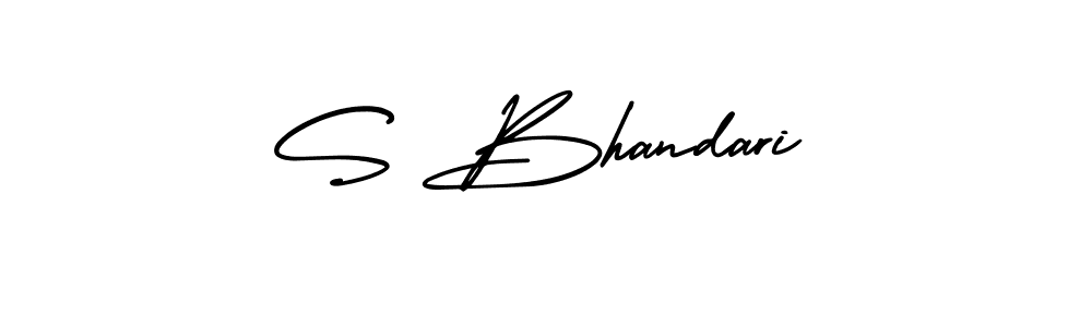 It looks lik you need a new signature style for name S Bhandari. Design unique handwritten (AmerikaSignatureDemo-Regular) signature with our free signature maker in just a few clicks. S Bhandari signature style 3 images and pictures png