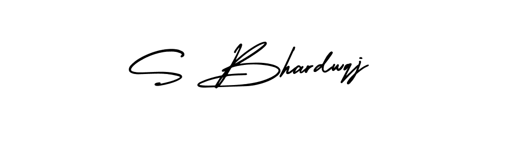 S Bhardwqj stylish signature style. Best Handwritten Sign (AmerikaSignatureDemo-Regular) for my name. Handwritten Signature Collection Ideas for my name S Bhardwqj. S Bhardwqj signature style 3 images and pictures png