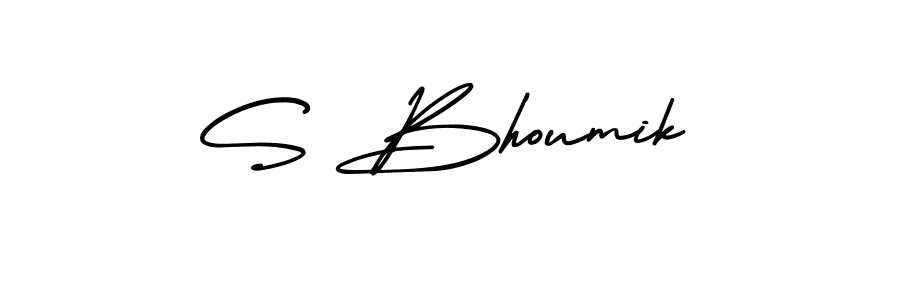 Make a short S Bhoumik signature style. Manage your documents anywhere anytime using AmerikaSignatureDemo-Regular. Create and add eSignatures, submit forms, share and send files easily. S Bhoumik signature style 3 images and pictures png