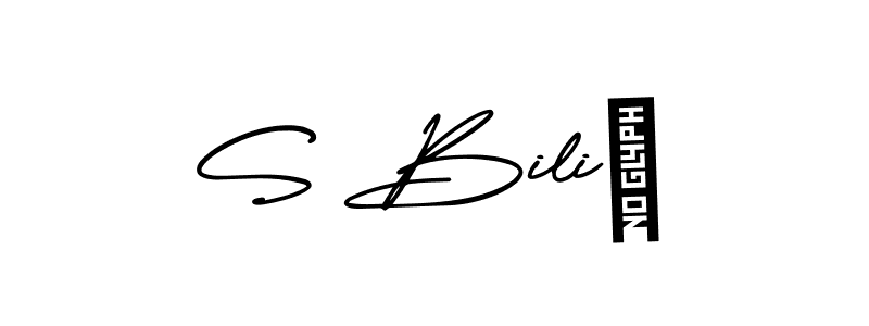 Once you've used our free online signature maker to create your best signature AmerikaSignatureDemo-Regular style, it's time to enjoy all of the benefits that S Bilić name signing documents. S Bilić signature style 3 images and pictures png