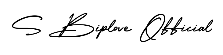 See photos of S Biplove Official official signature. Check more albums & portfolios. Read reviews & check more about AmerikaSignatureDemo-Regular font. S Biplove Official signature style 3 images and pictures png