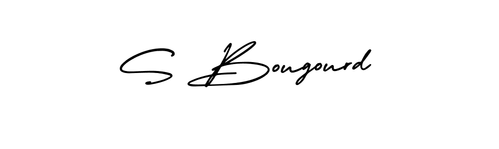 How to make S Bougourd signature? AmerikaSignatureDemo-Regular is a professional autograph style. Create handwritten signature for S Bougourd name. S Bougourd signature style 3 images and pictures png