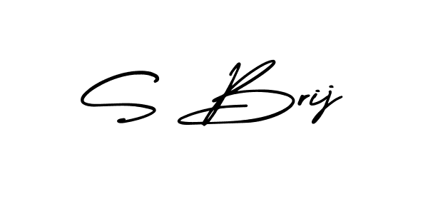 Also we have S Brij name is the best signature style. Create professional handwritten signature collection using AmerikaSignatureDemo-Regular autograph style. S Brij signature style 3 images and pictures png