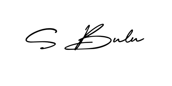 Similarly AmerikaSignatureDemo-Regular is the best handwritten signature design. Signature creator online .You can use it as an online autograph creator for name S Bulu. S Bulu signature style 3 images and pictures png