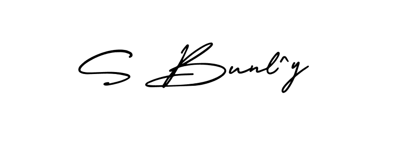 Make a short S Bunl^y signature style. Manage your documents anywhere anytime using AmerikaSignatureDemo-Regular. Create and add eSignatures, submit forms, share and send files easily. S Bunl^y signature style 3 images and pictures png