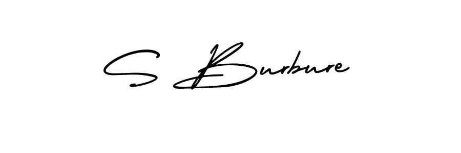 How to Draw S Burbure signature style? AmerikaSignatureDemo-Regular is a latest design signature styles for name S Burbure. S Burbure signature style 3 images and pictures png