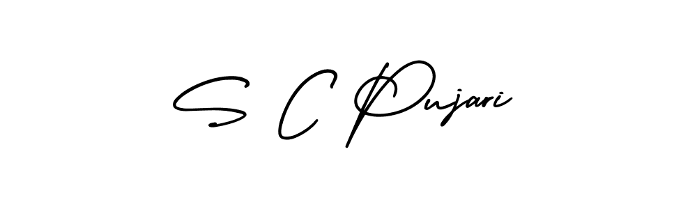 Similarly AmerikaSignatureDemo-Regular is the best handwritten signature design. Signature creator online .You can use it as an online autograph creator for name S C Pujari. S C Pujari signature style 3 images and pictures png