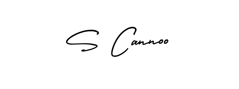 Make a beautiful signature design for name S Cannoo. Use this online signature maker to create a handwritten signature for free. S Cannoo signature style 3 images and pictures png