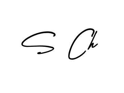 How to Draw S Ch signature style? AmerikaSignatureDemo-Regular is a latest design signature styles for name S Ch. S Ch signature style 3 images and pictures png