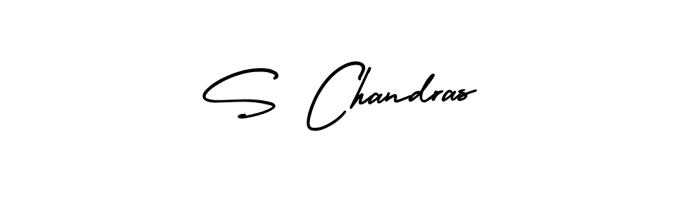 Best and Professional Signature Style for S Chandras. AmerikaSignatureDemo-Regular Best Signature Style Collection. S Chandras signature style 3 images and pictures png