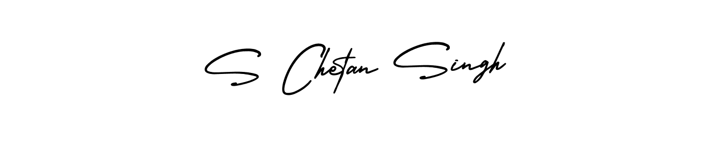 Also You can easily find your signature by using the search form. We will create S Chetan Singh name handwritten signature images for you free of cost using AmerikaSignatureDemo-Regular sign style. S Chetan Singh signature style 3 images and pictures png