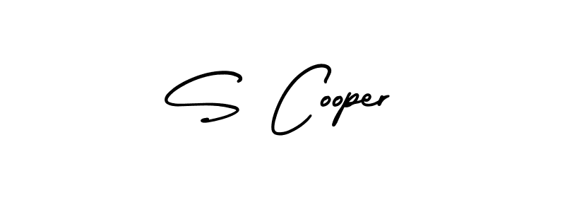 Make a short S Cooper signature style. Manage your documents anywhere anytime using AmerikaSignatureDemo-Regular. Create and add eSignatures, submit forms, share and send files easily. S Cooper signature style 3 images and pictures png