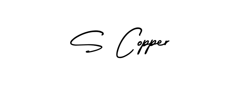 Check out images of Autograph of S Copper name. Actor S Copper Signature Style. AmerikaSignatureDemo-Regular is a professional sign style online. S Copper signature style 3 images and pictures png