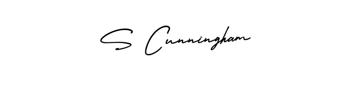 Also You can easily find your signature by using the search form. We will create S Cunningham name handwritten signature images for you free of cost using AmerikaSignatureDemo-Regular sign style. S Cunningham signature style 3 images and pictures png