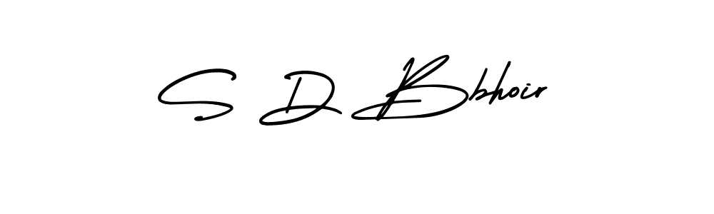 How to Draw S D Bbhoir signature style? AmerikaSignatureDemo-Regular is a latest design signature styles for name S D Bbhoir. S D Bbhoir signature style 3 images and pictures png