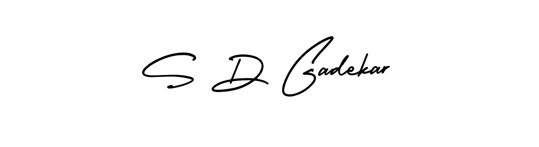 Best and Professional Signature Style for S D Gadekar. AmerikaSignatureDemo-Regular Best Signature Style Collection. S D Gadekar signature style 3 images and pictures png