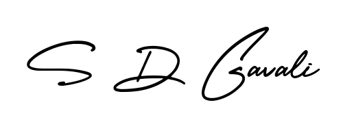 Designed for modern professionals: S D Gavali name signature crafted with AmerikaSignatureDemo-Regular script. Ready for digital PDF workflows. S D Gavali signature style 3 images and pictures png