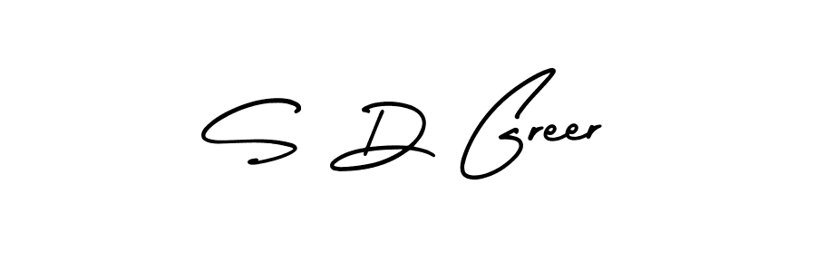 How to make S D Greer signature? AmerikaSignatureDemo-Regular is a professional autograph style. Create handwritten signature for S D Greer name. S D Greer signature style 3 images and pictures png