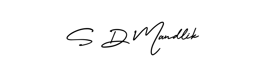 Also You can easily find your signature by using the search form. We will create S D Mandlik name handwritten signature images for you free of cost using AmerikaSignatureDemo-Regular sign style. S D Mandlik signature style 3 images and pictures png